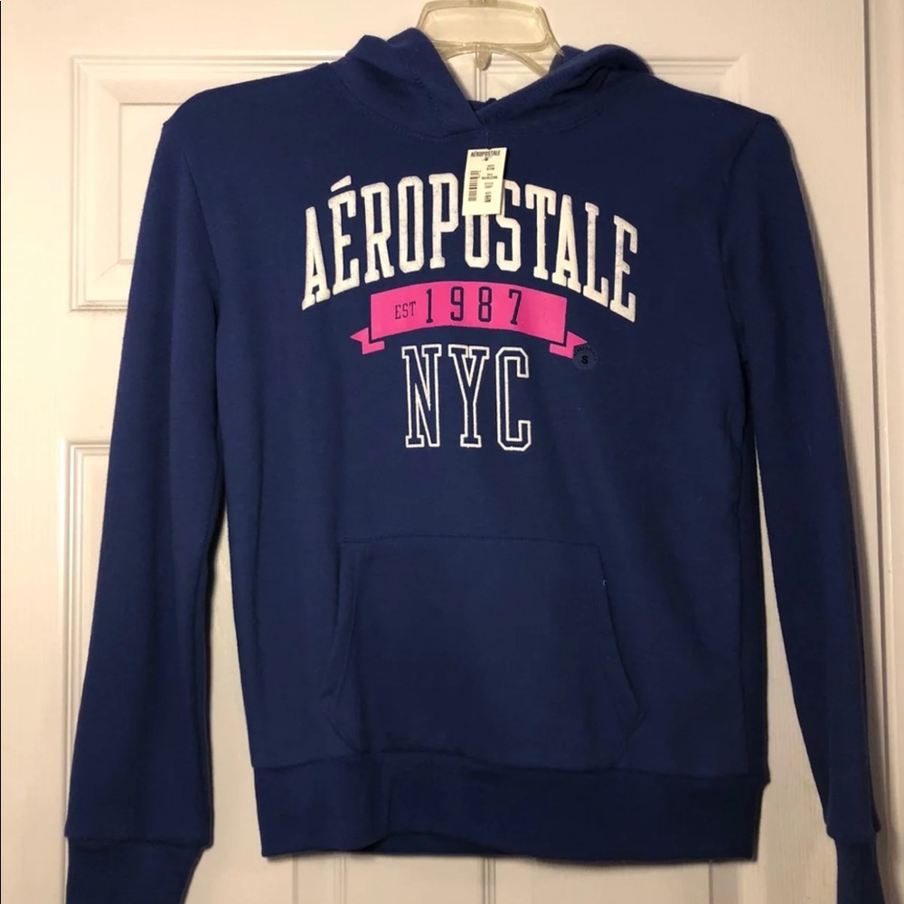 Girls indigo AERO hoodie